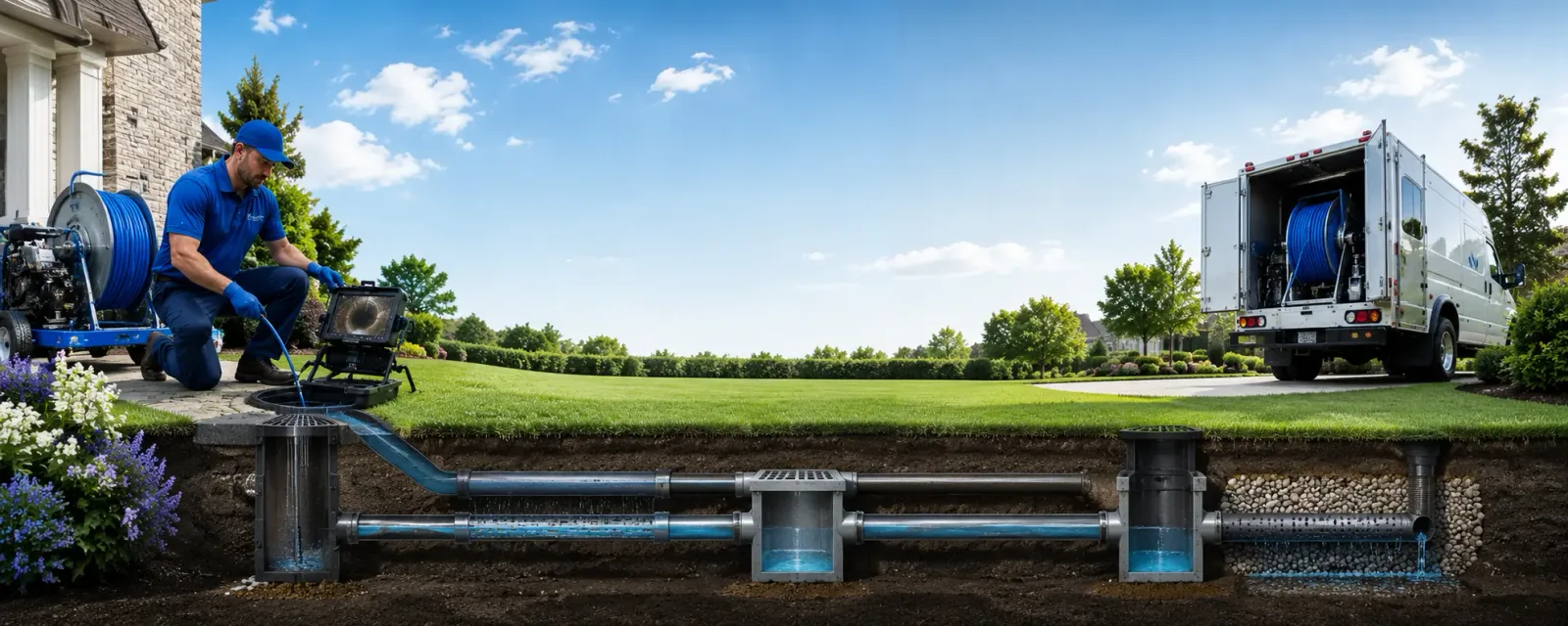 Outdoor drain cleaning information for Blodgett, OR